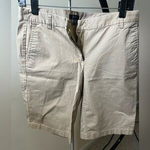 I crew khaki Bermuda shorts size 4
